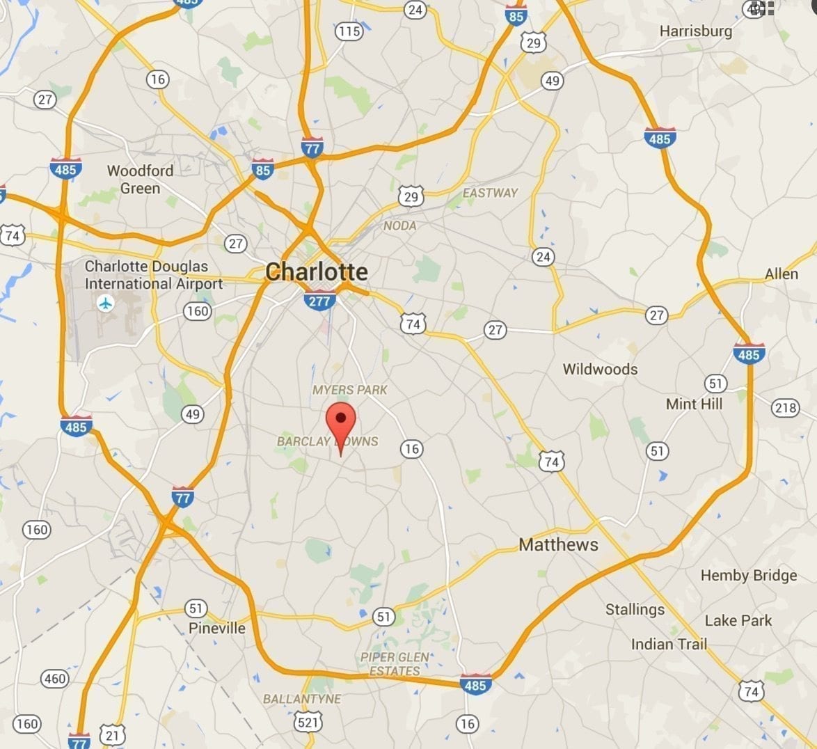 map of southpark area charlotte nc        
        <figure class=