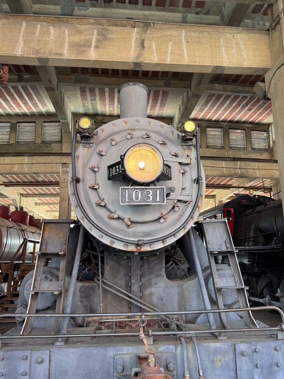 historic steam locomotive North Carolina Transportation Museum Spencer NC