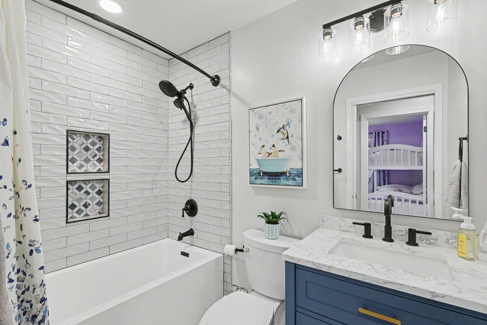 Guest bathroom at 1070 Legion Club Road Salisbury NC