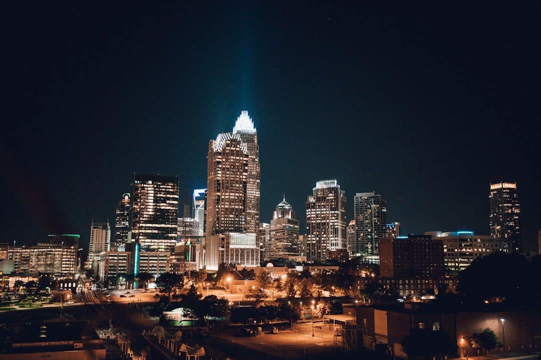 Charlotte NC — 30 to 40 Minutes from Whispering Hills Locust NC Charlotte NC skyline 30 to 40 minutes from Whispering Hills Locust NC