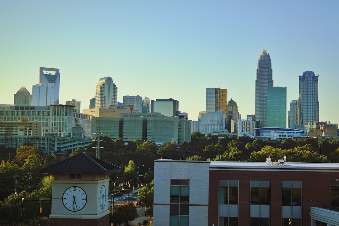 Charlotte skyline and commute from Meadow Creek Village Charlotte skyline within driving distance of Meadow Creek Village Locust NC